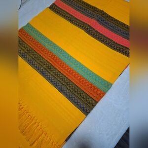 Vibrant Multicolor Woven Blanket